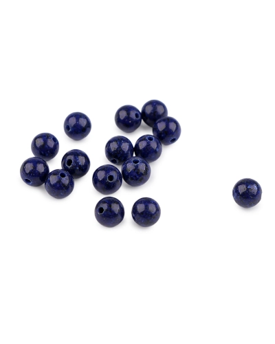 Lapis lazuli, minerálne koráliky Ø6 mm - 15 ks | Mimib