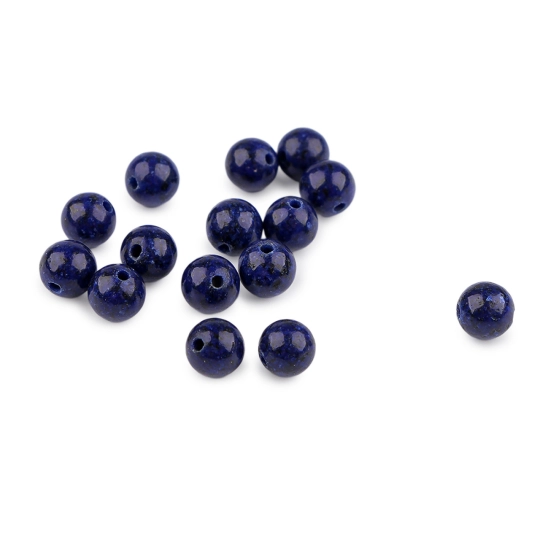 Lapis lazuli, minerálne koráliky Ø6 mm - 15 ks | Mimib