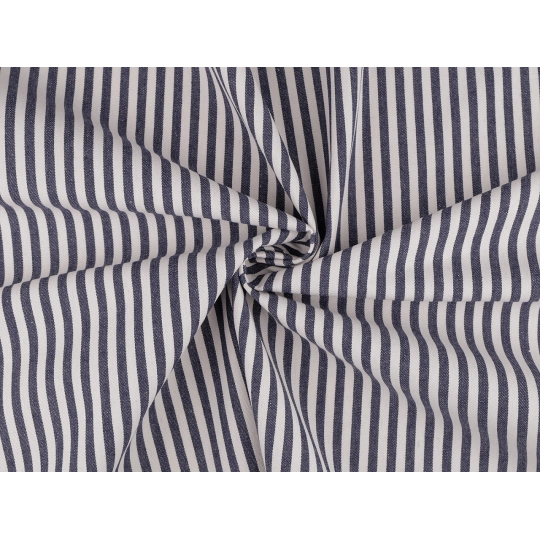 Lehátkovina / denim pruhovaný - 1 m | Mimib