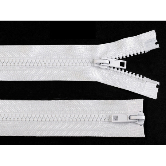 Zips kostený 5 mm deliteľný 2 jazdce / dvojcestný 95 cm bundový | Mimib