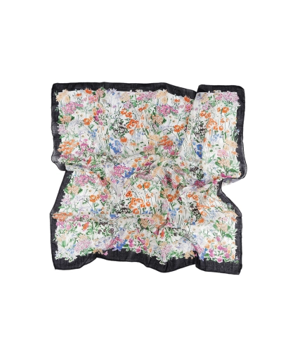 Šatka kvety 90x90 cm - 1 ks | Mimib