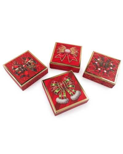 Vianočná darčeková krabička s menovkou - 1 ks | Mimib
