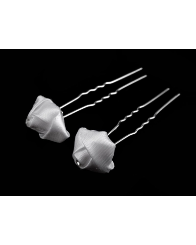 Vlásenka saténová ruža Ø20 mm - 4 ks | Mimib