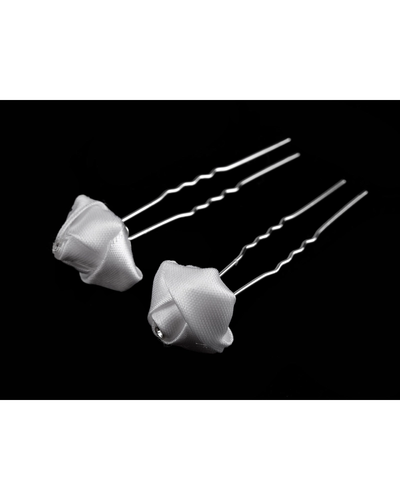 Vlásenka saténová ruža Ø20 mm - 4 ks | Mimib