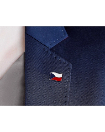 Brošňa / odznak mini vlajka Česká republika - 1 ks | Mimib