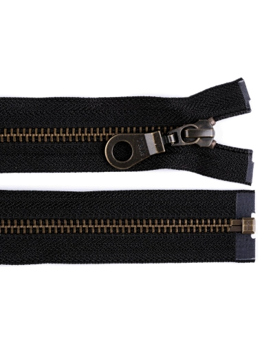 Staromosadzný zips YKK No 5 dĺžka 80 cm bundový - 1 ks | Mimib