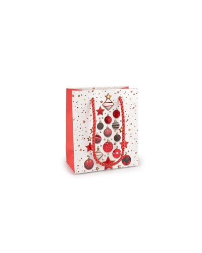 Vianočná darčeková taška 12x14 cm - 1 ks | Mimib