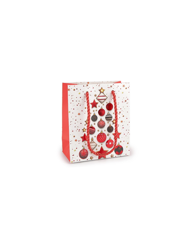 Vianočná darčeková taška 12x14 cm - 1 ks | Mimib