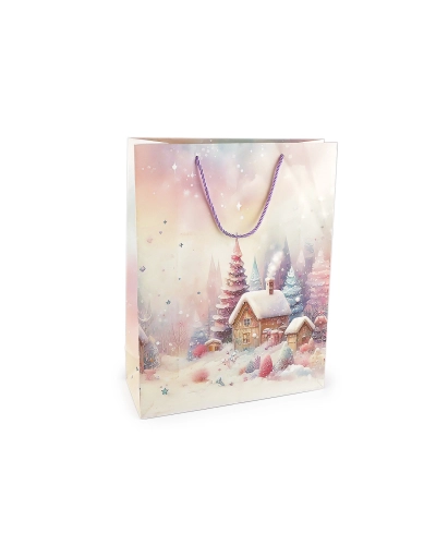 Vianočná darčeková taška 31x40 cm - 1 ks | Mimib