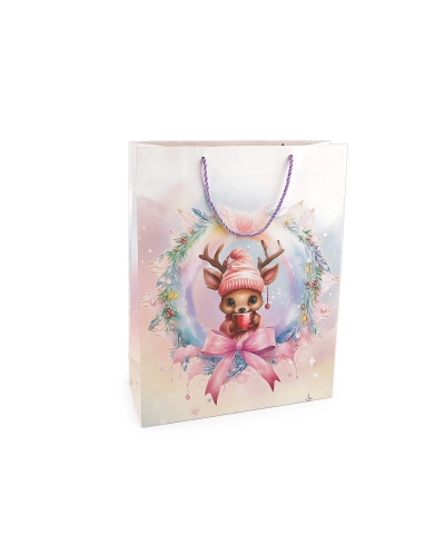 Vianočná darčeková taška 31x40 cm - 1 ks | Mimib
