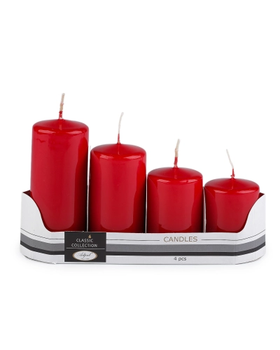 Adventné sviečky valec zostupné Ø5 cm - 1 sada | Mimib
