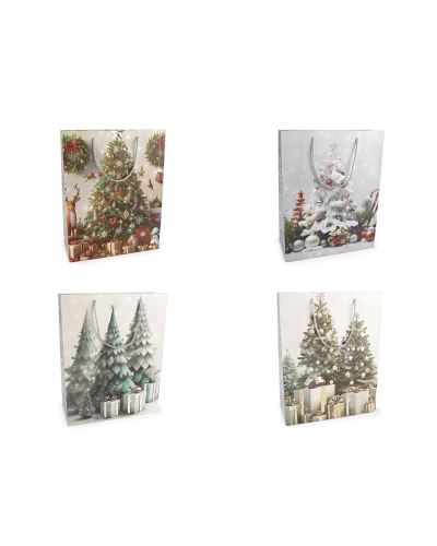 Vianočná darčeková taška 25,5x32 cm - 1 ks | Mimib