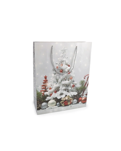 Vianočná darčeková taška 25,5x32 cm - 1 ks | Mimib
