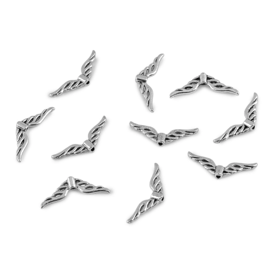 Ozdobný diel krídla 22x7 mm - 10 ks | Mimib