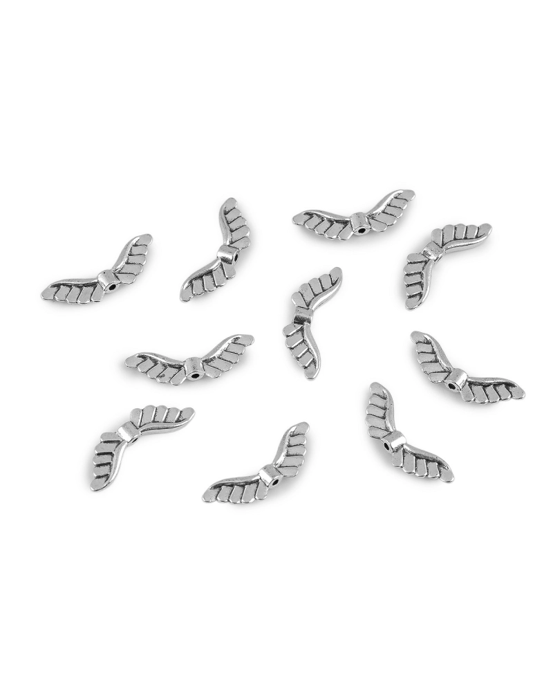 Ozdobný diel krídla 24x8 mm - 10 ks | Mimib