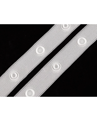 Zapínanie na body / pútko na jednej stuhe, šírka 15 mm - 1 m | Mimib