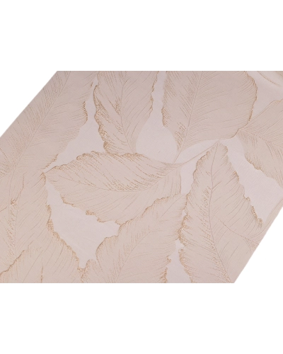 Behúň satén lux 3D listy šírka 48 cm - 1 ks | Mimib