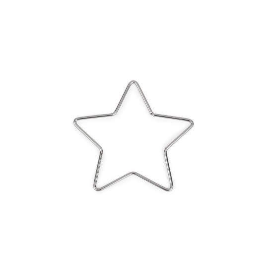 Kovová hviezda Ø10 cm - 1 ks | Mimib