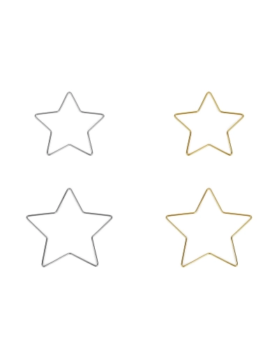 Kovová hviezda Ø12, 15 cm - 1 ks | Mimib
