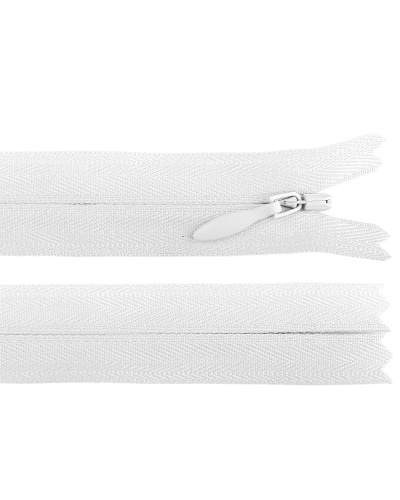 Špirálový zips skrytý YKK No 4 dĺžka 40 cm - 1 ks | Mimib
