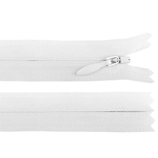 Špirálový zips skrytý YKK No 4 dĺžka 40 cm - 1 ks | Mimib