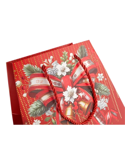 Vianočná darčeková taška 21x17,5 cm - 1 ks | Mimib