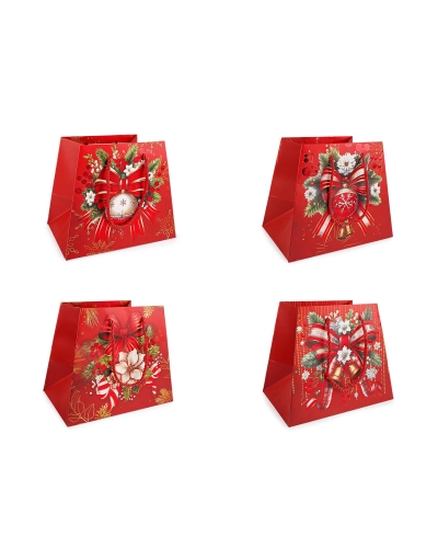 Vianočná darčeková taška 21x17,5 cm - 1 ks | Mimib