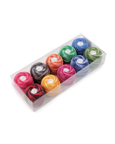 Bavlnená priadza ombré 10 g - 10 ks | Mimib