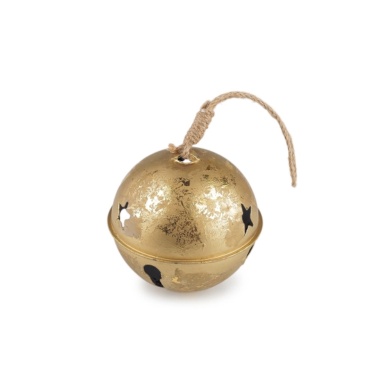 Kovová rolnička patina Ø10 cm - 1 ks | Mimib