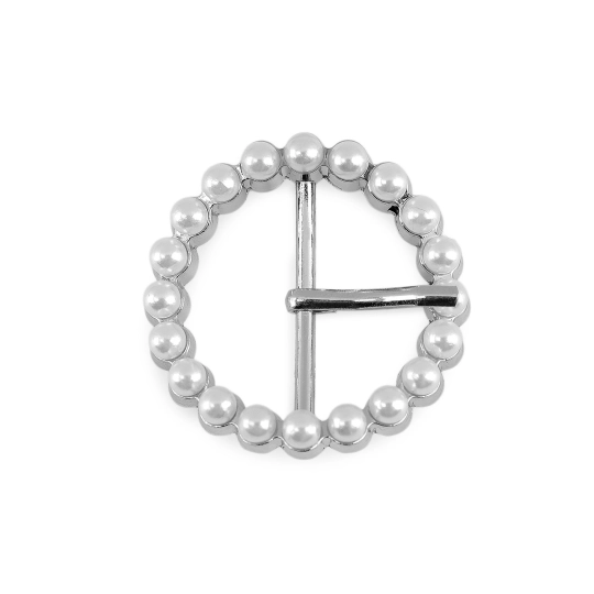 Perlová spona / opasková pracka, prievlak 30 mm - 2 ks | Mimib