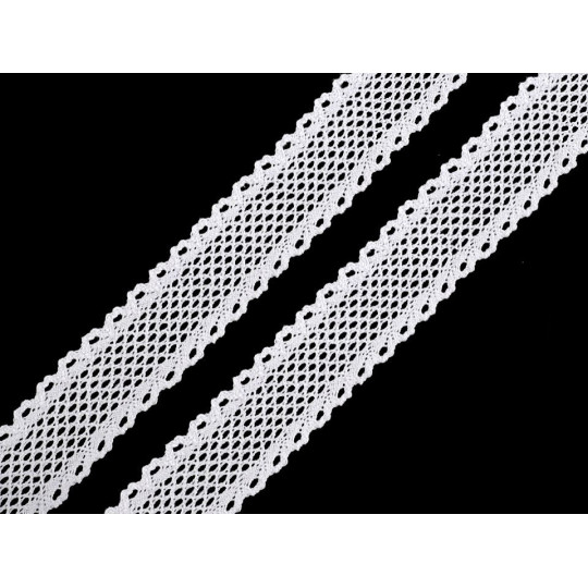 Čipka / vsádka paličkovaná šírka 34 mm | Mimib