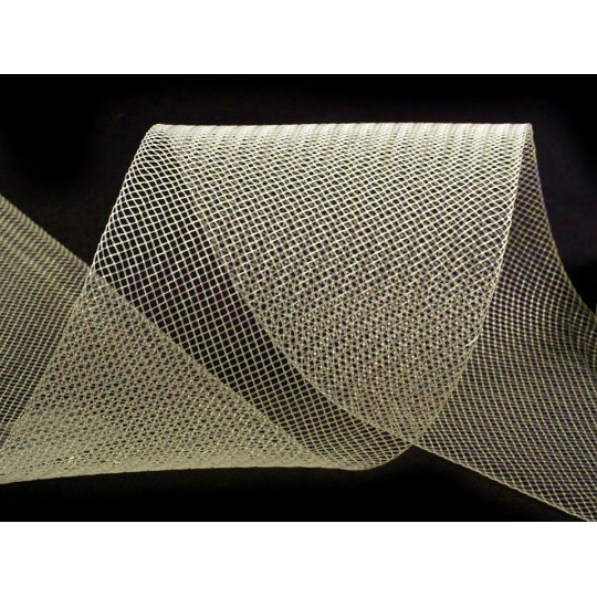 Modistická krinolína na vystuženie šiat a výrobu fascinátorov šírka 8 cm | Mimib