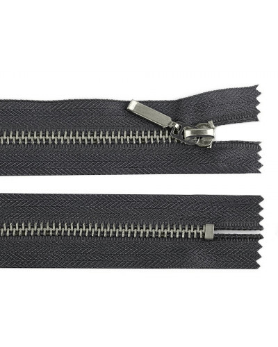 Kovový zips šírka 6 mm dĺžka 16 cm (jeansový) | Mimib