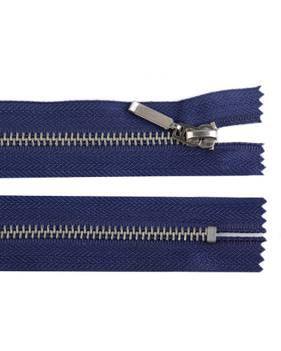 Kovový zips šírka 6 mm dĺžka 14 cm (jeansový) | Mimib