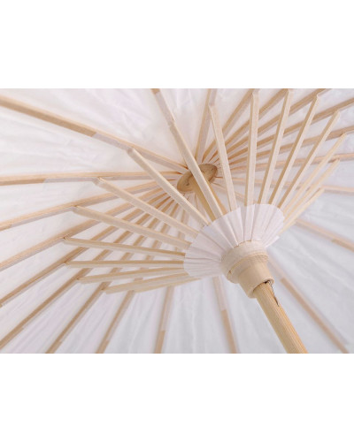 Dekorácia papierová dáždnik k domaľovaniu Ø38,5 cm | Mimib