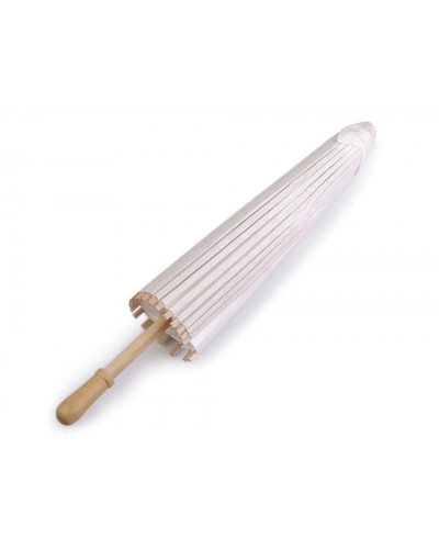 Dekorácia papierová dáždnik k domaľovaniu Ø38,5 cm | Mimib