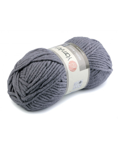 Pletacia priadza Merino hrčky 100 g | Mimib