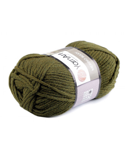 Pletacia priadza Merino hrčky 100 g | Mimib