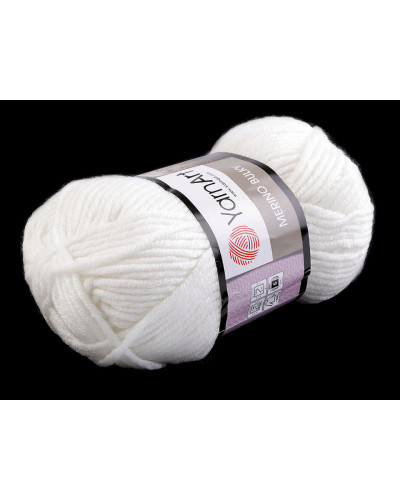 Pletacia priadza Merino hrčky 100 g | Mimib