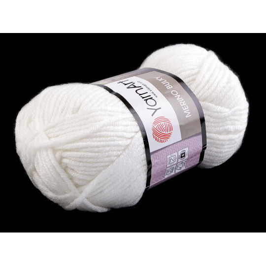 Pletacia priadza Merino hrčky 100 g | Mimib