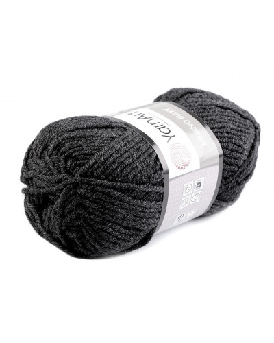 Pletacia priadza Merino hrčky 100 g | Mimib