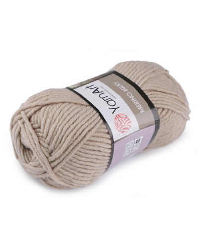 Pletacia priadza Merino hrčky 100 g | Mimib