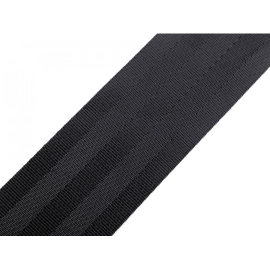 Hladký obojstranný popruh s leskom šírka 50 mm | Mimib