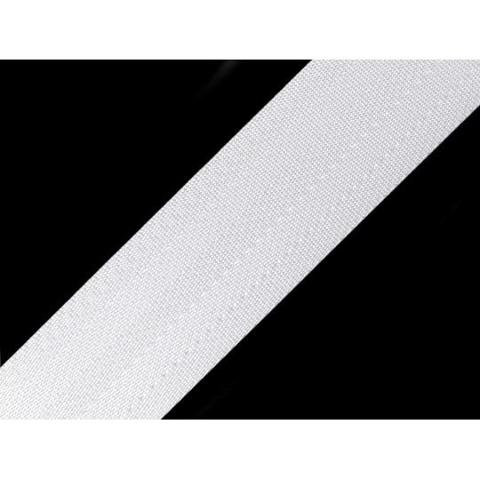 Hladký obojstranný popruh s leskom šírka 38 mm | Mimib