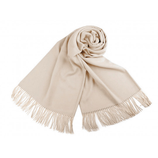 Šatka / šál typu pashmina so strapcami 65x180 cm | Mimib