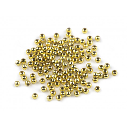 Plastové voskové korálky / perly Glance Ø3 mm | Mimib