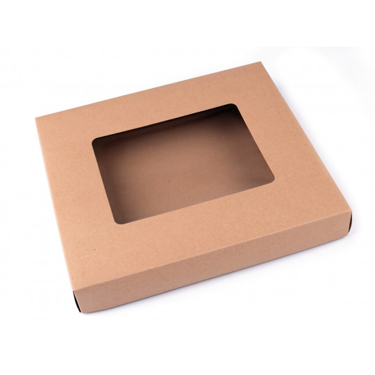 Papierová krabica s priehľadom | Mimib