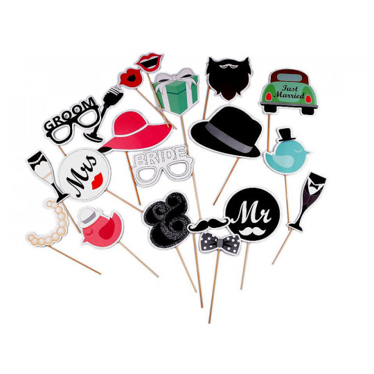 Párty rekvizity do fotokútika | Mimib