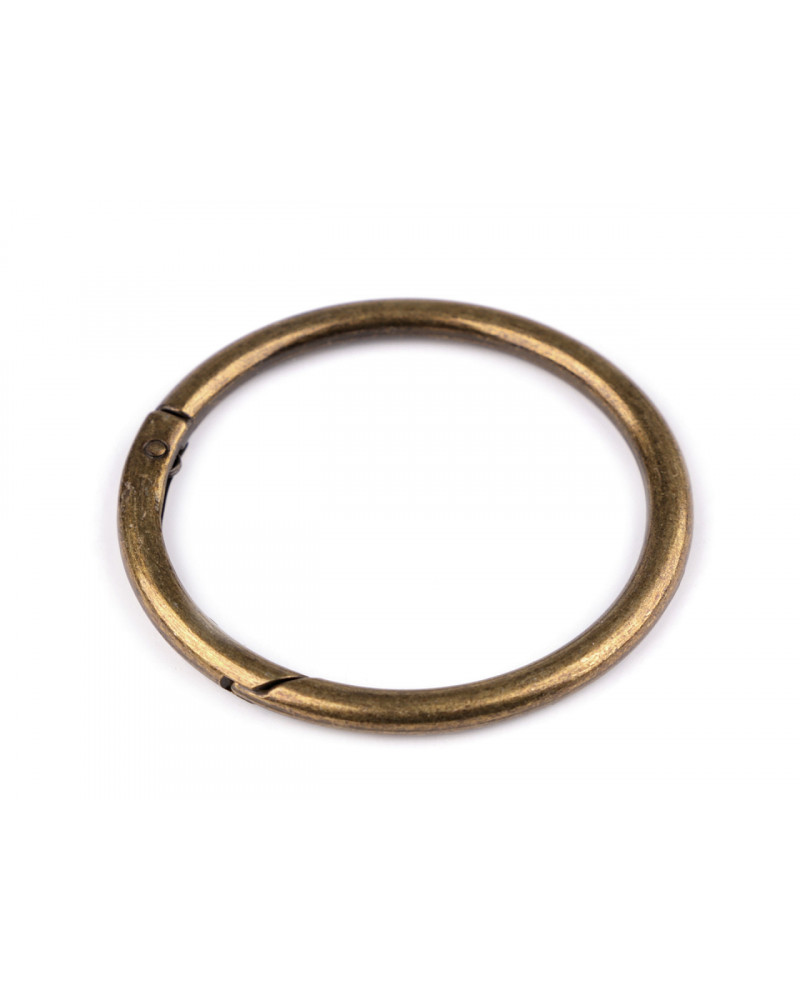 Karabína okrúhla na kabelky / krúžok na kľúče Ø50 mm | Mimib