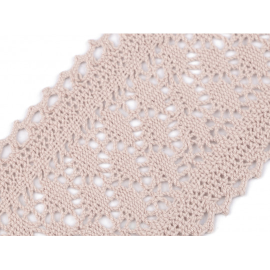 Čipka / vsadka paličkovaná šírka 10 cm | Mimib